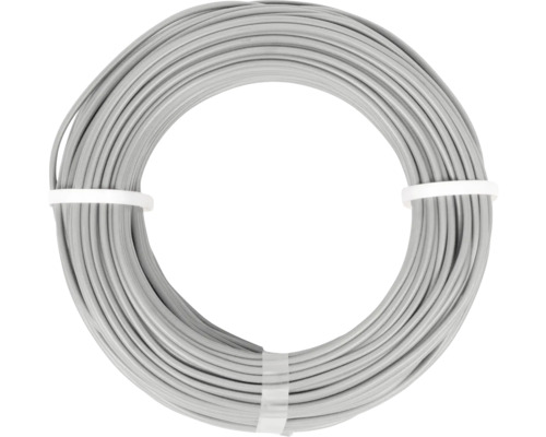 Ring av grå installationskabel