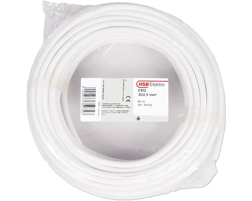 Elkabel EXQ 3G2,5 mm², 20 meters rulle