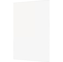 Vit, rektangulär akrylglasskiva