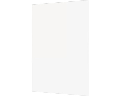 Vit, rektangulär akrylglasskiva