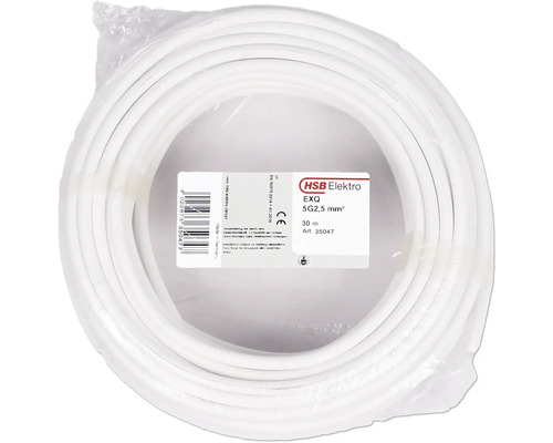 HSB Elektro EXQ Elkabel 5G2,5 mm², 30 meters rulle