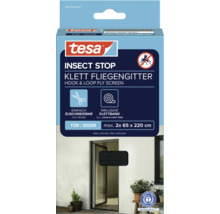 Tesa Insect Stop kardborre flugnät för dörrar, inklusive kardborreband, maximalt 2x 65 x 220 cm