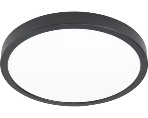 Plafond EGLO Fueva 5 LED 3k svart ⌀28,5cm Rund taklampa
