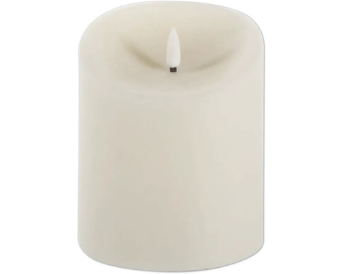 LED-ljus Elephant Ø10x12cm creme Dekorativt LED-ljus