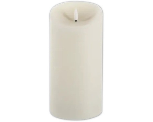 LED-ljus Elephant Ø10x20cm creme Dekorativt LED-ljus