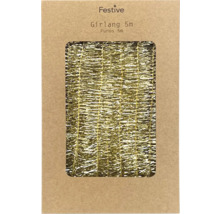 Festlig guldgirlang, 5 meter, för dekoration