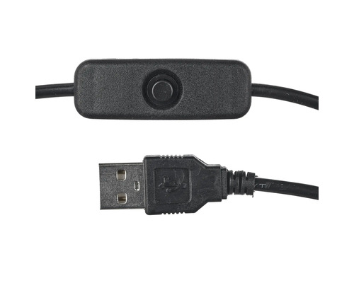 USB-kabel med strömbrytare