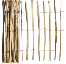 Trästaket för trädgårdsdesign