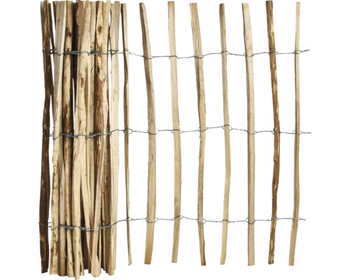 Trästaket för trädgårdsdesign