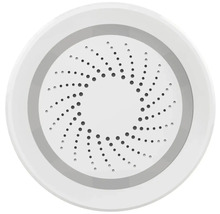 Rund rökdetektor med hål