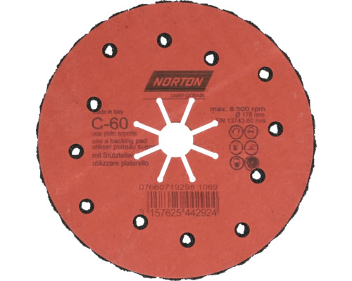 Slipskiva korn 60, diameter 178 millimeter