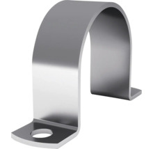 Rörklammer av metall med fästhål