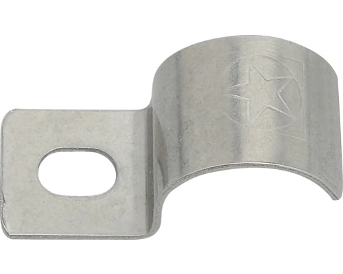 Skruvklammer PMFLEX metall JR10 100st Rörklammer av metall med fästflik