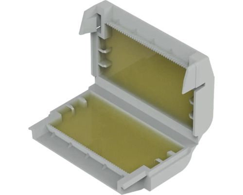 Hörnstycke för takrännor av plast