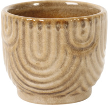 Keramisk blomkruka med mönster