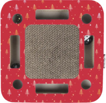 Skrapbräda med leksaksbollar och dekorativt mönster