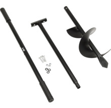 Jordborrsats med borrstång, T-koppling och skruvar