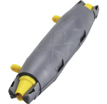 Grå kabeldragningsfjäder med gult insättningshuvud