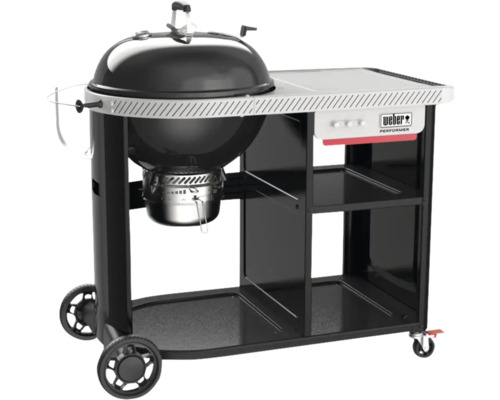 Weber kolgrill med hylla och hjul