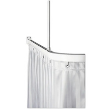 Duschdraperi med duschdraperistång