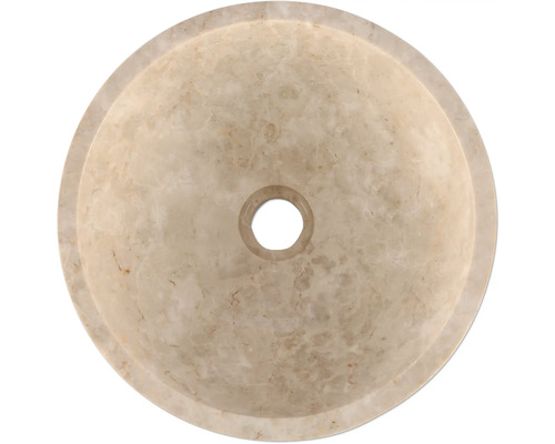 Rund tvättställsskål av natursten