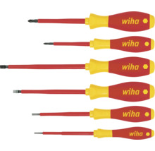 Skruvmejselsats i flera delar med Wiha-logotyp