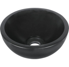 Rund tvättställsskål av sten