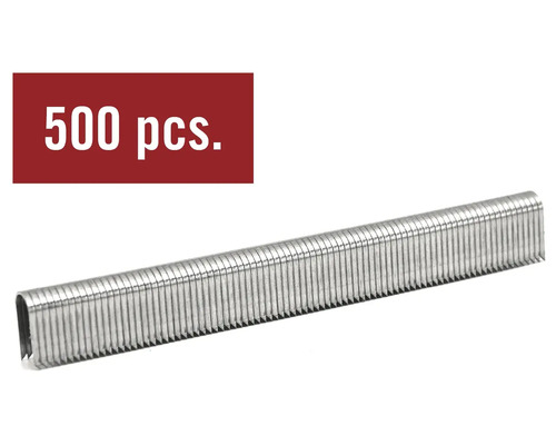 500 stycken häftklamrar av metall