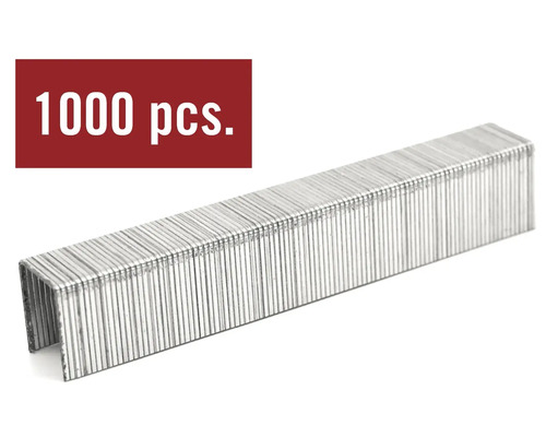 En förpackning med 1000 häftklamrar