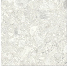 Grått golvkakel med stenmotiv