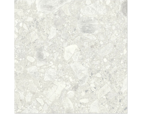 Grått golvkakel med stenmotiv