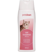 Petclean schampo för katter, 240 ml flaska