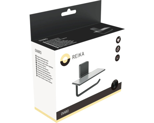 Förpackning med magnetisk toalettpappershållare