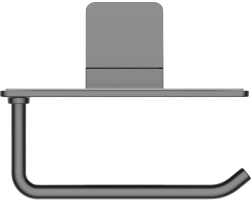 Toalettpappershållare med hylla