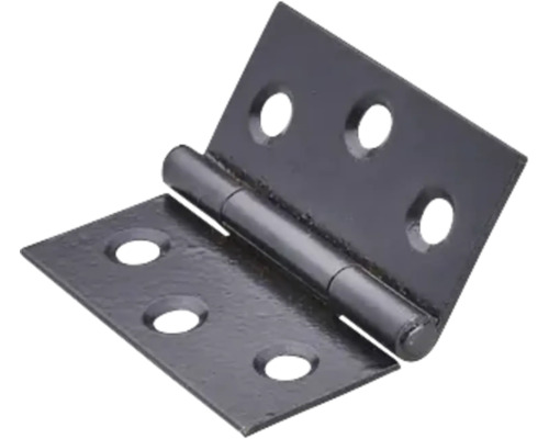 Gångjärn HETTICH kvadratiskt 40x40x1mm stål svart Gångjärn med fyra skruvhål