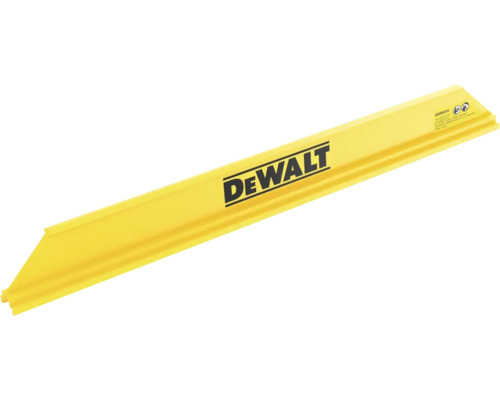 DeWalt-logotyp på gul styrskenekoppling
