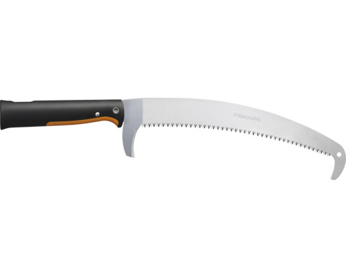 Fiskars grensåg med böjt blad och svart handtag