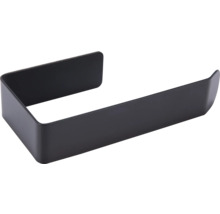 Svart pappershållare för väggmontering