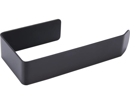 Svart pappershållare för väggmontering