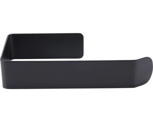 Svart handdukshängare för väggmontering