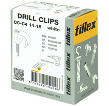 Förpackning med borrklämmor DC-C4 14-18, vit, kvantitet 100