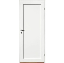 Vit innerdörr med dörrhandtag