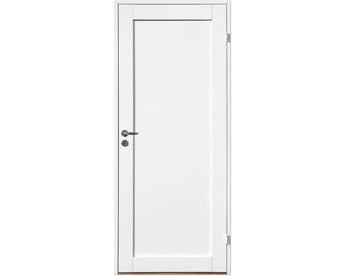 Innerdörr BRÖDERNA JOHANSSON Contur vit 1-spegel 7x21 Vit innerdörr med dörrhandtag