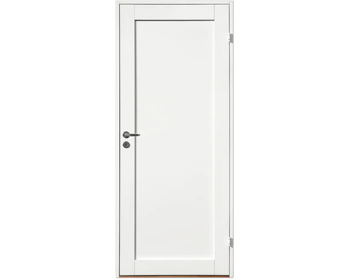 Innerdörr BRÖDERNA JOHANSSON Contur vit 1-spegel 8x21 Vit innerdörr med dörrhandtag och lås