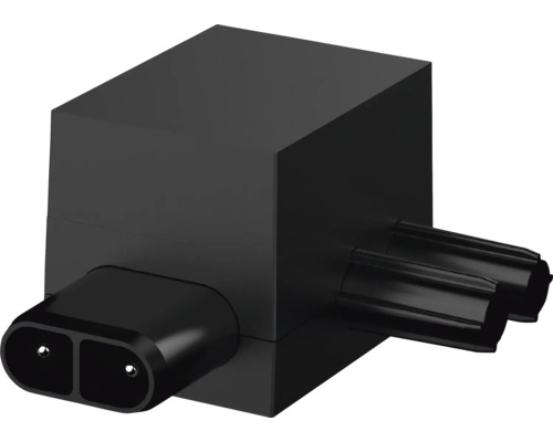 Svart kopplingsstycke