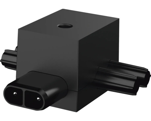 T-skarv HIDEALITE flexline svart Fördelningsblock för elkablar