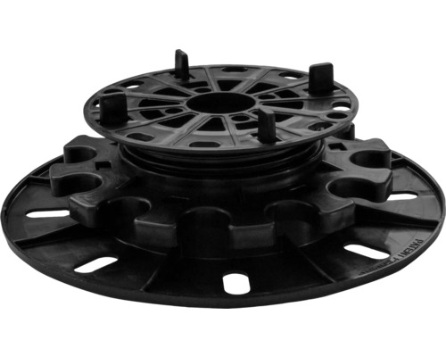 Justerbar fot för trädgårdsplattor av plast