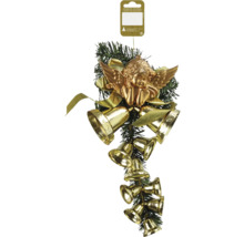 Juldekoration med ängel och klockor