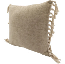 Prydnadskudde med fransar