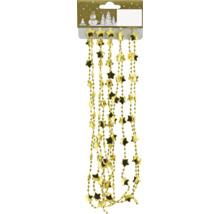 Guldstjärne girlang som juldekoration